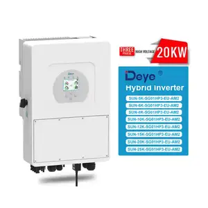 Deye Three Phase Hybrid Solar Inverter SG01HP3 EU Home Low Frequency 5KW 6KW 10KW 12KW 15KW 20KW High Voltage Battery Inverters