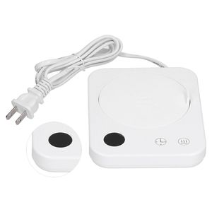 Calentador de Café Blanco, 3 Modos de Calentamiento, Función de Temporizador, <span class=keywords><strong>Base</strong></span> de Aislamiento Inteligente para Cerámica, Vidrio y Metal, <span class=keywords><strong>Enchufe</strong></span> Estadounidense de 110 V - Product Image 4