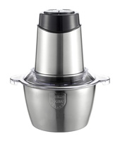 Robot culinaire électrique 500W SUS PP (Hachoir à viande multifonctionnel en acier inoxydable de qualité supérieure, vitesse variable, bouton poussoir)