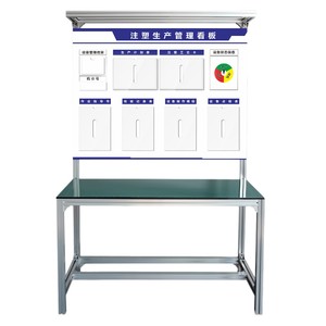 Support d'affichage UV transparent en alliage d'aluminium et acrylique avec fente pour carte, personnalisable avec logo, pour la gestion de la production - Product Image 1