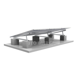Commercio all'ingrosso Triangolo Cremagliera di Alluminio PV Sistema di Montaggio/Triangolo Regolabile Tetto Piano Solare Sistema di Staffa di Montaggio - Product Image 4