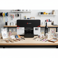 Imprimante UV à plat A3 haute résolution multifonctionnelle avec tête d'impression I3200 pour carton et encre UV flexible