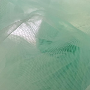 Chất lượng cao nylon lưới ren pha lê siêu mềm vải hoa bó hoa cưới trang trí đám cưới Mũ sắt lưới chống muỗi - Product Image 5