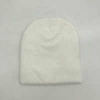 Unisex Winter Beanie Hoed Met Custom Logo Mohair Buiten Geweven Label Stripfiguur Afdrukken Houden Warme Beeldstijl