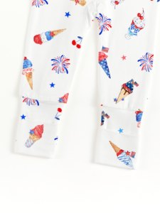 Miozing Bağımsızlık Günü Bebek Kıyafetleri Yeni Doğan Unisex Organik Bambu Bebek Pijamaları OEM Bebek Kıyafetleri Özel Logolu Bebek Kıyafetleri - Product Image 6