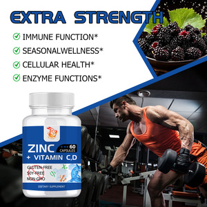 Cápsulas de Zinc, Vitamina C y D al por Mayor de Fábrica con Vitamina C y Saúco, Suplementos Dietéticos para la Función Inmunológica - Product Image 6
