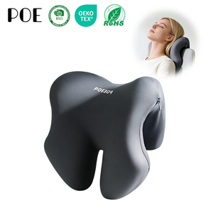 Coussin <span class=keywords><strong>ergonomique</strong></span> en mousse à mémoire <span class=keywords><strong>de</strong></span> forme pour appuie-tête et oreiller <span class=keywords><strong>de</strong></span> sieste - Soutien orthopédique pour le soulagement des douleurs dorsales et cervicales pour le sommeil - Product Image 1