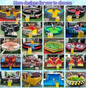 Equipo de alquiler de fiestas Riding Rodeo Cowgirl Pink Mechanical Bull Ride Machine Rodeo para adultos y niños - Product Image 5