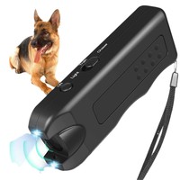 Anti-Bell-Halsband aus Kunststoff, wiederaufladbar, für Hunde, Hochfrequenz-Ultraschall-Bellkontrolle, für den Außenbereich, lange Akkulaufzeit von 10–20 Stunden