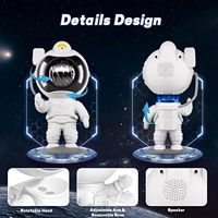 Hot Trending Wupro New Galaxy Proyector Lámpara Cielo estrellado Luz de noche BT 5,0 Altavoz Astronauta Galaxy Star Proyector