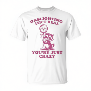 T-shirt débardeur amusant Opossum : Le gaslighting n'est pas réel, c'est juste du délire - Produit promotionnel - Product Image 3