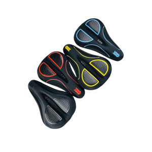 Funda de silicona gruesa para asiento de bicicleta, color negro, rojo, azul, amarillo, cómoda, para bicicleta de montaña y carretera, Unisex, para adultos - Product Image 1