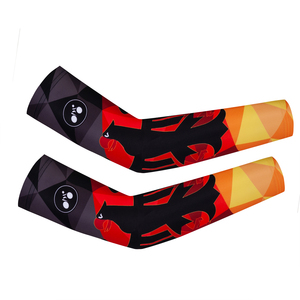 Commercio all'ingrosso Custom braccio scaldamuscoli per sport <span class=keywords><strong>basket</strong></span> calcio ciclismo uomini e donne UV protezione braccio maniche - Product Image 2