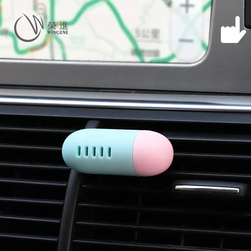 Araba iç aksesuarları hava spreyi Mini kapsül şekli araba difüzör havalandırma klip araba spreyi