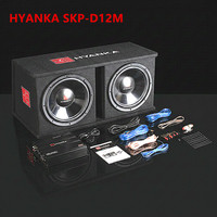Subwoofer para Auto de Alto Rendimiento y Bajos Profundos de 12 Pulgadas HYANKA SKP-D12M 400W RMS 4 Ohmios con Marco de Aluminio OEM Personalizado
