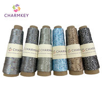 3mm Seuqin Yarn Colorful Dyed 100% Polyester Fancy Twist Soft Yarn 100G Ball Sequin Yarn for Hand Knitting