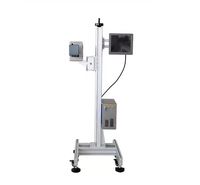Marqueur laser volant CO2 à grande vitesse conforme aux BPF pour la traçabilité pharmaceutique Codage de date/lot Emballage de médicaments DXF PLT