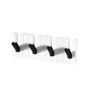 Living Room Bedroom Student Dormitory Wall-Mounted Coat Rack Strong Load-Bearing Detachable Stackable Plastic Rack - Product Image 2