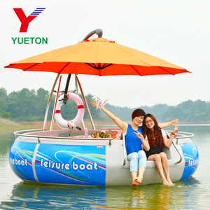 Bateau Parc d'attractions aquatiques Loisirs Barbecue électrique flottant Donut Boat Grill Boat - Product Image 2