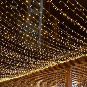 Guirlande lumineuse LED à motifs IP67, 10 m, 100 LED, blanc chaud, 8 couleurs, contrôle sans fil extérieur, décoration de Noël, fête, vacances - Product Image 3