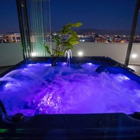 Sunrans Offre Spéciale Jacuzzi Spa Balboa Système Bain à remous extérieur 3 personnes Hydro-massage autoportant pour hôtel