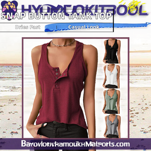 Débardeur sans manches pour femme, respirant, écologique, séchage rapide, col carré, couleur unie, tricoté, décontracté - Product Image 3