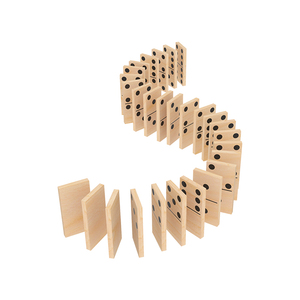 Jouet éducatif Offre Spéciale dominos promotionnels en bois dominos géants en bois massif <span class=keywords><strong>jeu</strong></span> <span class=keywords><strong>de</strong></span> jardin <span class=keywords><strong>de</strong></span> 28 pièces - Product Image 3