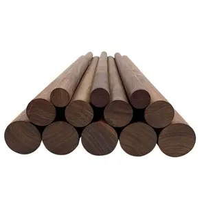 Wooden Crafts Solid Wood DIY Round Smooth Cheap Wood Beech Stick
