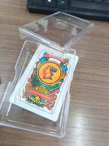 Deskjoy España - Baraja <span class=keywords><strong>de</strong></span> <span class=keywords><strong>Cartas</strong></span> <span class=keywords><strong>de</strong></span> Plástico, 50 <span class=keywords><strong>Cartas</strong></span>, Duraderas, 63x95mm, para Juegos <span class=keywords><strong>de</strong></span> Mesa - Product Image 2
