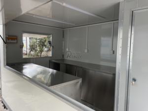 Camión de comida estándar americano y europeo, remolque, quiosco de aperitivos para perros calientes, carrito de comida rentable de 4 ruedas con inodoro a la <span class=keywords><strong>venta</strong></span> - Product Image 6