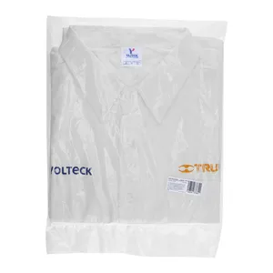 Truper ODM เสื้อเชิ้ตผ้าสักหลาดลายสก็อตลำลองสำหรับผู้ชาย, เสื้อ100% แขนสั้นสีขาวผ้าฝ้ายขนาด6XL 1ชิ้นในกล่อง - Product Image 4