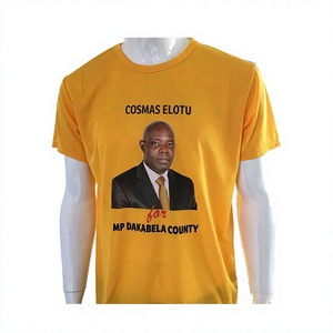 Sublimation personnalisée col rond coupe sèche tricoté T-Shirt motif solide pour <span class=keywords><strong>campagne</strong></span> sportive ou élection en vrac - Product Image 1