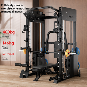 Low Price Factory Home Gym Fitness Smith Machine <b>Strength</b> Integrated <b>Training</b> Equipment Set Combination Multi-Functional New - Product Image 3