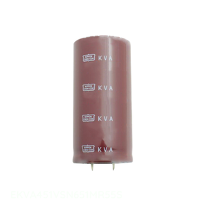 Condensador de Canal de Fabricante con Orificio Pasante 650 uF CAP ALUM 450V POLAR EKVA451VSN651MR55S - Product Image 1