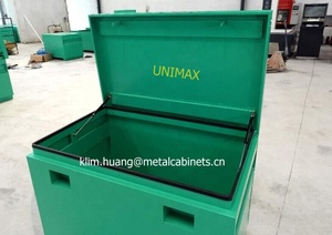 Factory Wholesale Cheap Industrial Heavy Duty Steel Jobsite Work <b>Tool</b> Storage Gang <b>Box</b> Chest Yellow Powder Coated - Product Image 4