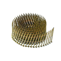 Clous en spirale haute résistance, rigides et anti-emboutissement pour pistolets à clous automatiques