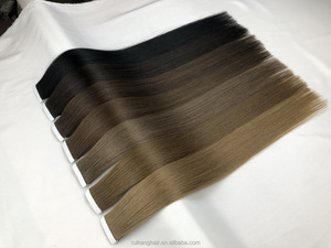 Extensions de cheveux à bandes adhésives double épaisseur de 30 pouces, meilleure qualité, personnalisation acceptée, différentes couleurs - Product Image 4