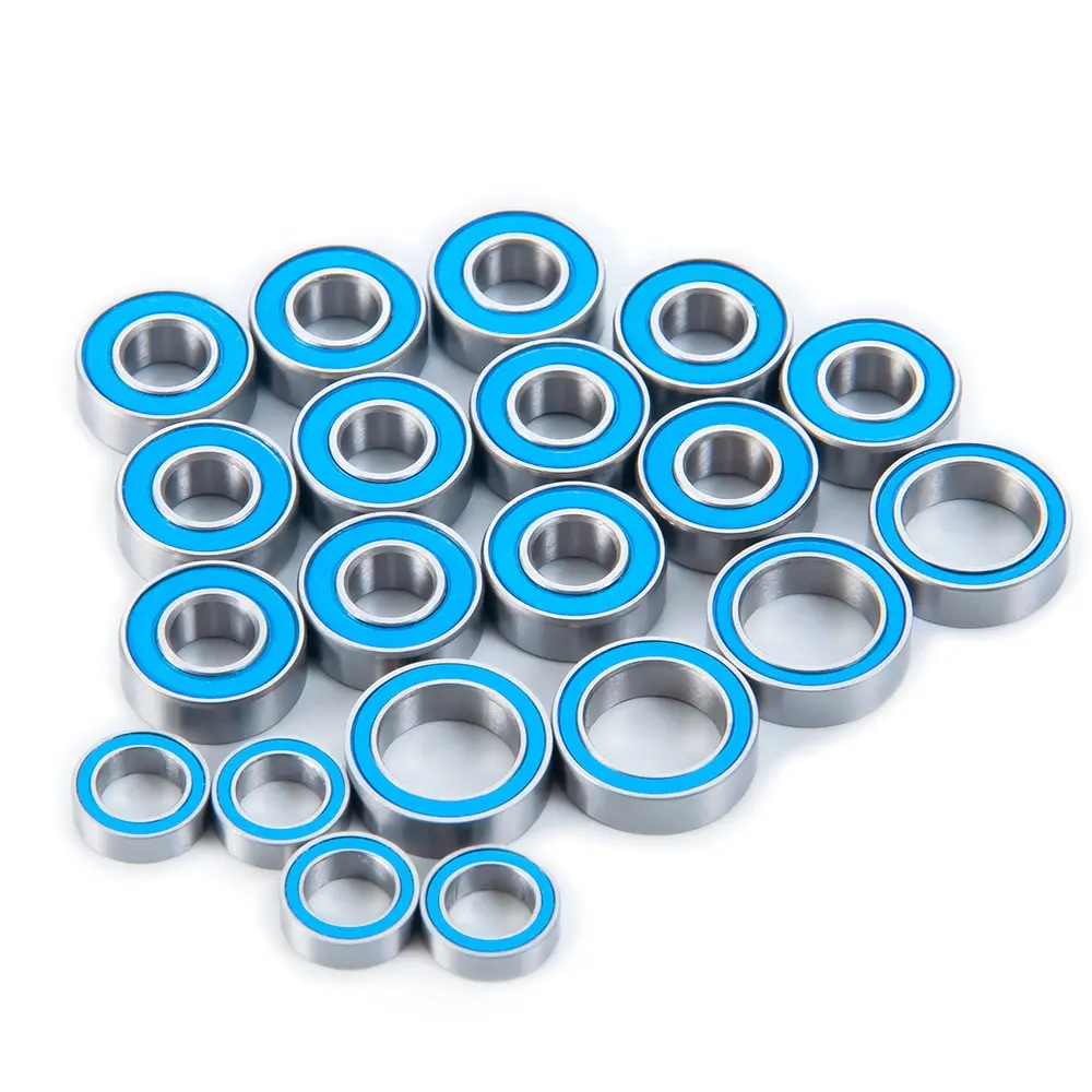 HOT Sell 20Pcs Wheel Hub Axle Sealed Bearing Kit for Tamiya TT-01 1/10 RC Crawler Car Upgrade Parts Accessories