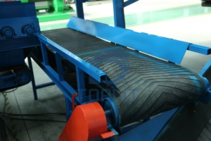 Máquina trituradora de neumáticos industriales de servicio pesado-Motor de 55kW controlado por PLC Equipo multifuncional de reciclaje y trituración de neumáticos - Product Image 3