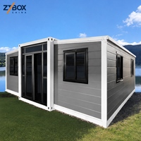 Maison préfabriquée modulaire de 20 pieds ou 40 pieds avec salle de bain et cuisine, 2, 3 ou 4 chambres, maison préfabriquée extensible de luxe en conteneur
