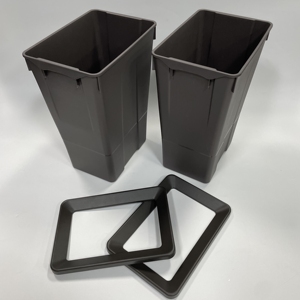 Modern Kitchen Trash Can With Plastic Pull-Out Mini <b>Drawer</b> Hanging Garbage Bin for Cabinets Kitchen Trash Can - Product Image 1