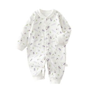 Ropa de Bebé Recién Nacido, Mono de Algodón Puro Unisex para Primavera y Otoño, Tejido con Etiqueta, Sin Costuras - Product Image 5