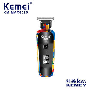 เครื่องตัดผมดิจิตอล Kemei Max Mini ลายกราฟฟิตี ชาร์จด้วย USB แบตเตอรี่ Li-Po สำหรับสัตว์เลี้ยงและคน - Product Image 3