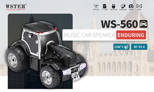 WS 560 Adornos para el hogar Parlantes De Sonido Forma De Carro Tractor Car Shape Bluetooth Altavoces Bass High Quality Loud - Product Image 6