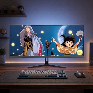 Nouvel écran de jeu pour ordinateur de bureau IPS 34 pouces, moniteur LCD LED incurvé grand écran 4K, 75Hz 144Hz 165Hz 240Hz, affichage HDR RGB, ROHS - Product Image 1