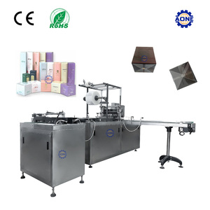 Touch Screen Flow Packing <b>Wrap</b> Film Machine Hot Sealing Film Shrink Packing Machine Transparent <b>Plastic</b> Packing Film Machine - Product Image 1