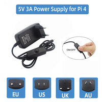Original Raspberry Pi 4 Modelo B 8 GB 4GB 2GB RAM + Funda + Ventilador + Disipadores de calor + Adaptador de corriente + Tarjeta TF de 32/64/128 GB para RPI 4B