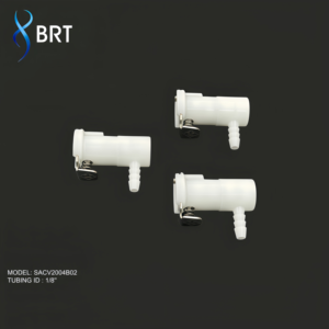 Raccords coudés à angle droit BRT 1/8 1/4 pour tuyaux et tubes, connecteurs rapides en plastique pour conduites d'eau - Product Image 1