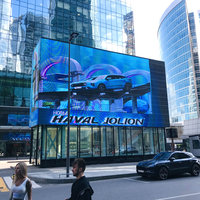 Ecran Led P3.91-7.8 P7.82, 1 pièce, affichage extérieur, Transparent en maille de verre, Module pour construction bâtiment en verre