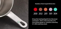 Coupelle à sauce en acier inoxydable poli épaissi avec poignée, pour usage commercial, idéale pour le steak, le ketchup, les vinaigrettes, petite assiette compatible micro-ondes